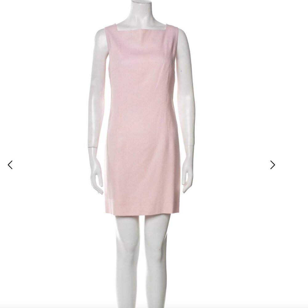 Escada Bateau Neckline Mini Dress
